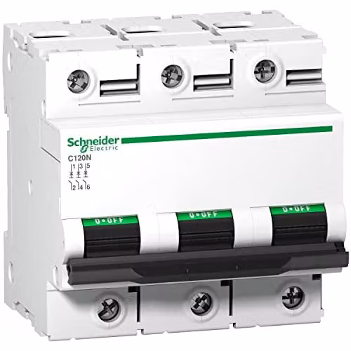 Interruptor Automático Magnetotérmico Schneider Electric C120N 3P 125A Curva C