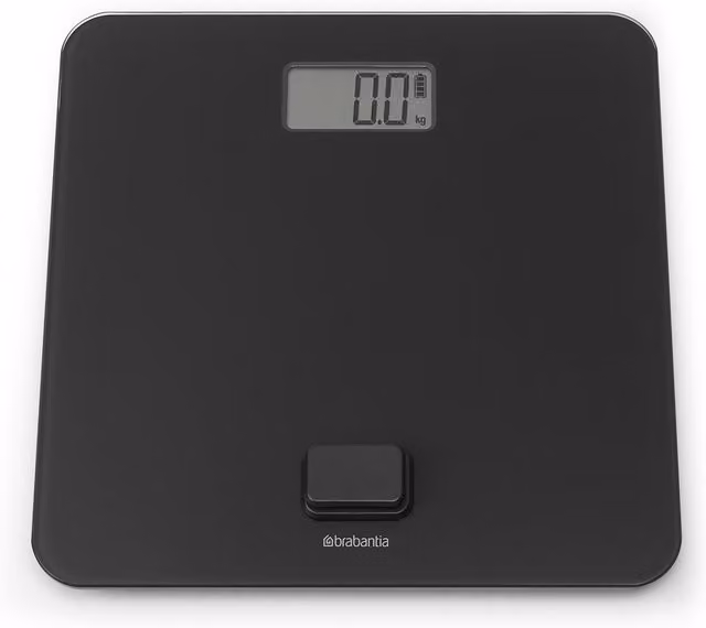 Báscula de baño digital ReNew de Brabantia en color gris y plata
