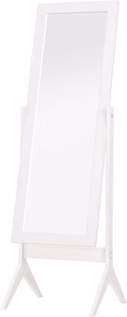 Espejo de cuerpo entero con soporte NORTHIX en color blanco, An/P/Al: 47 x 46 x 148 cm