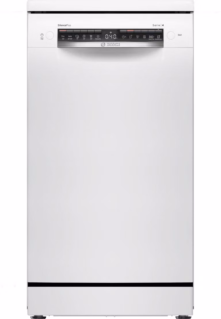 Lavavajillas Bosch Serie 4 SPS4HMW13E de libre instalación, 10 servicios, Blanco, con Home Connect y control por App