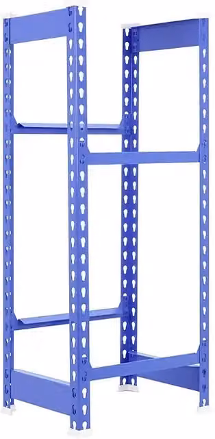 Botellero metálico Simonrack de 2 estantes en azul, Al x An x Pr: 100 x 40 x 30 cm