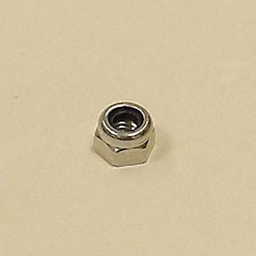 Tuerca hexagonal autoblocante Fontana M18 DIN 985 de acero galvanizado color plata, pack de 25 unidades