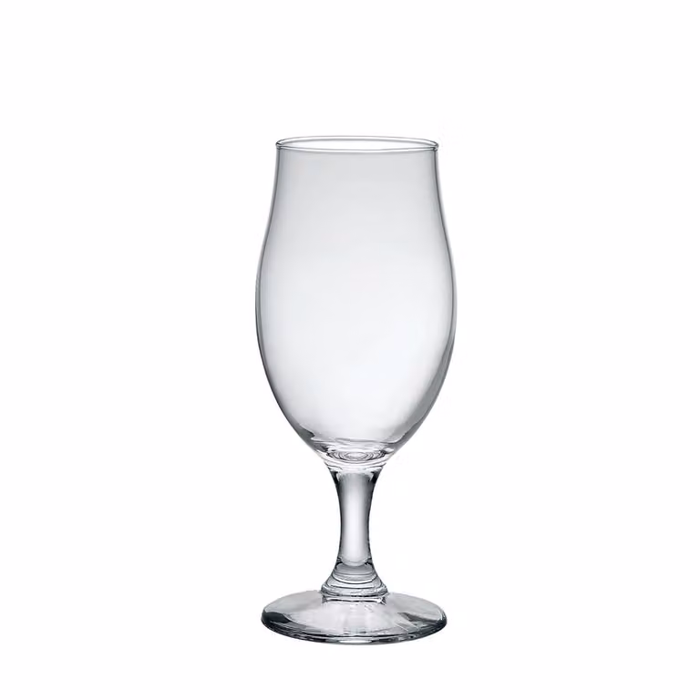Juego de 6 copas de cerveza Executive de Bormioli Rocco en vidrio transparente de 260 ml