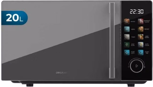 Microondas Cecotec Proclean 6030 Black de 20 litros con 700 W de potencia