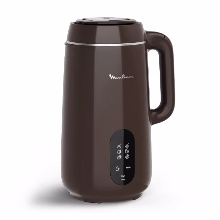 Robot para hacer sopa Moulinex Multisoup de 1,2 l, 850 W, 6 programas y 6 cuchillas, color marrón