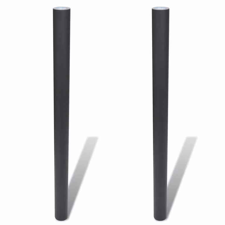 Rollo adhesivo de pizarra de pared negra vidaXL con tizas, An/P: 0,45 x 2 m