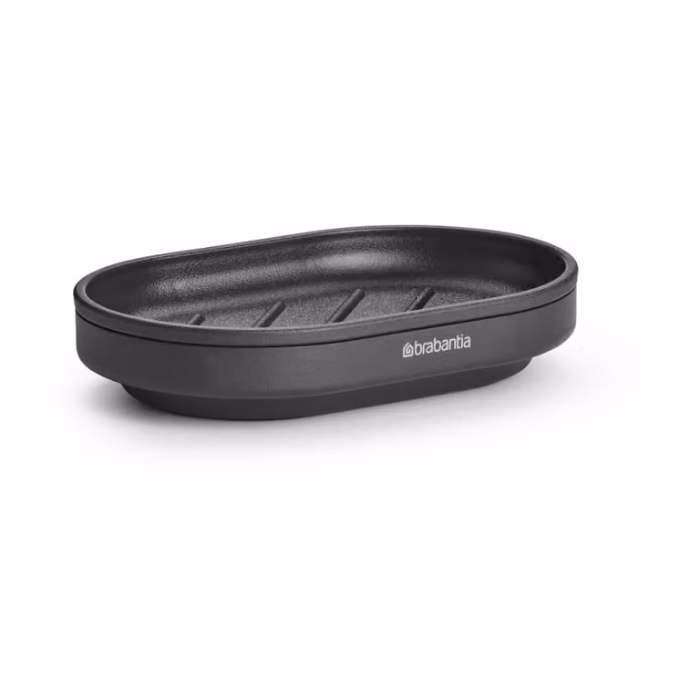 Jabonera para encimera Brabantia MindSet con base antideslizante y drenaje en color Grey