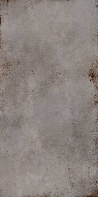 Gres porcelánico SO-TILES efecto metal oxidado gris acabado mate An/P: 60 x 120 cm