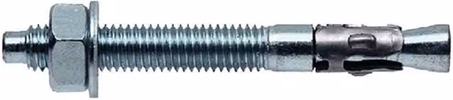 Taco de anclaje de acero inoxidable Fischer S875/25 con tornillo M8 color plata