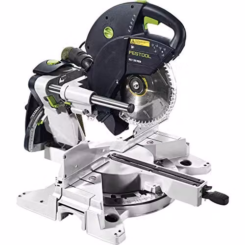 Sierra ingletadora telescópica Festool KS 120 REB KAPEX de 260 mm en color negro