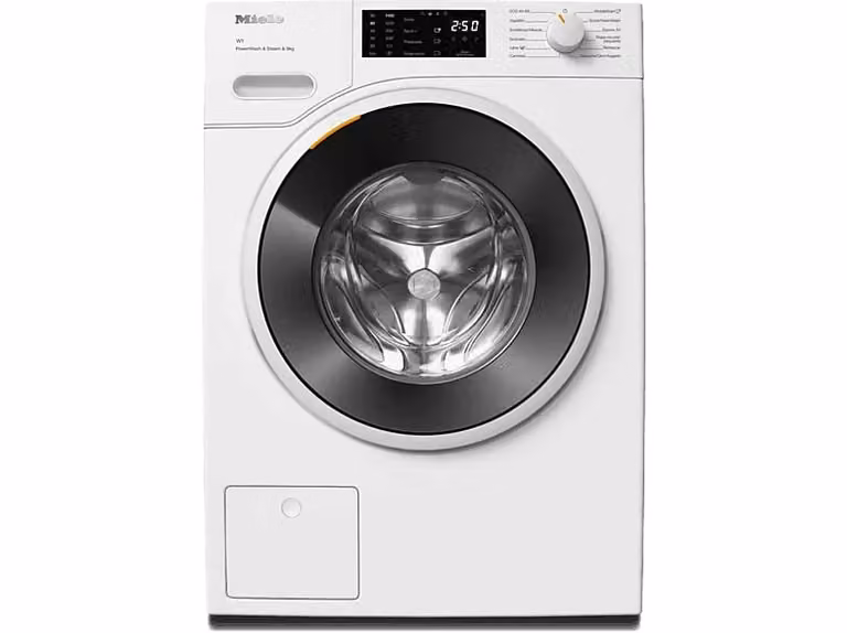 Lavadora de carga frontal Miele WWD380 WCS en color Blanco Loto con 9 kg de capacidad, 1400 rpm y control mediante app y wifi