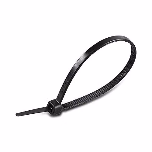 Pack de 100 bridas sujetacables V-TAC de nylon color negro de 2,5 x 100 mm
