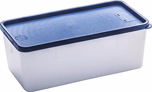 Set de 3 recipientes para congelar Westmark con tapa de presión, 1,25 l cada uno, transparentes y aptos para microondas