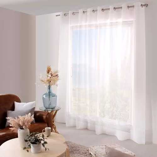 Vela Sablé Bordado Cornély Enjoy Home vbc300240 en color blanco, An/P: 300 x 240 cm