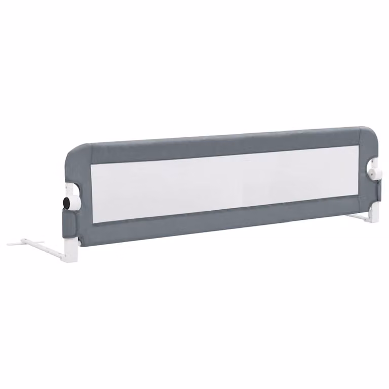 Barandilla de seguridad para cama infantil plegable vidaXL en gris de 150 x 42 cm