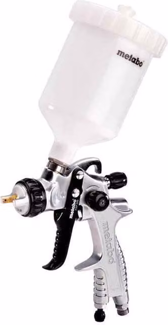 Metabo Pistola de aire comprimido FSP 600 LVLP para lacado en color negro y plata