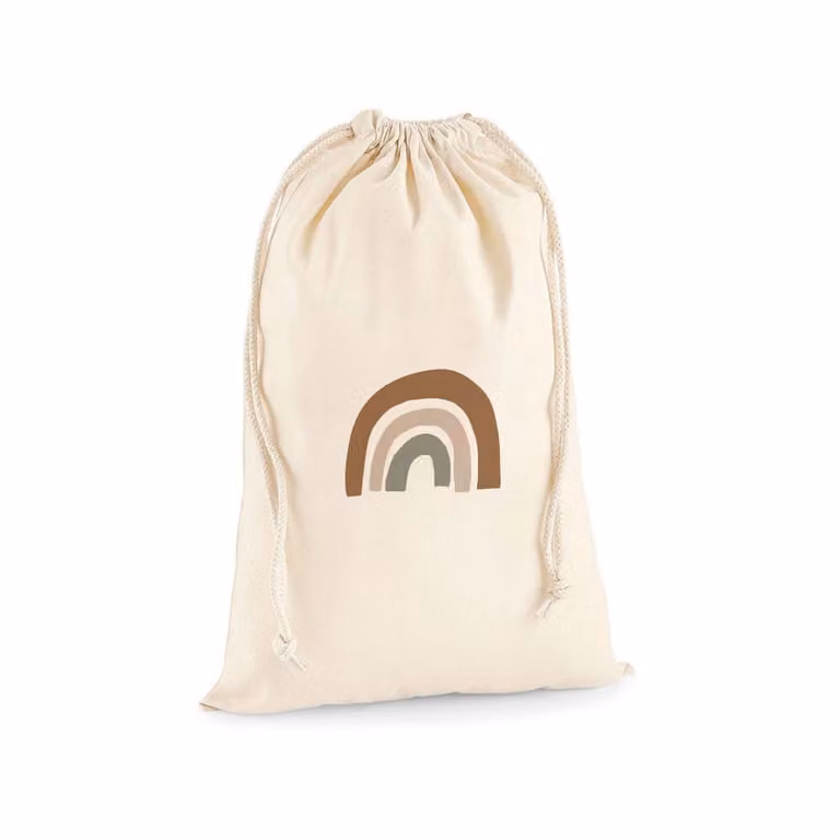 Bolsa de almacenaje de algodón multicolor para niños Nicolasito, An/Al: 70 x 55 cm