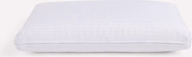 Almohada de látex Hevea New El Corte Inglés blanca con funda de algodón transpirable y lavable An/P/Al: 75 x 40 x 40 cm