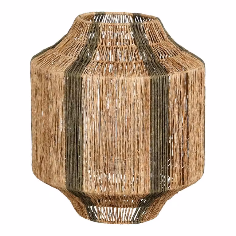 Farol Liliano de Mica Decorations en marrón oscuro para mesa, Al x An x P: 36 x 30 x 30 cm