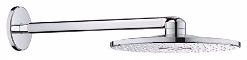 Set de ducha Grohe Rainshower 310 SmartActive con cabezal redondo de 400 mm y brazo de 430 mm, color cromo, con funciones de lluvia y masaje y sistema antical