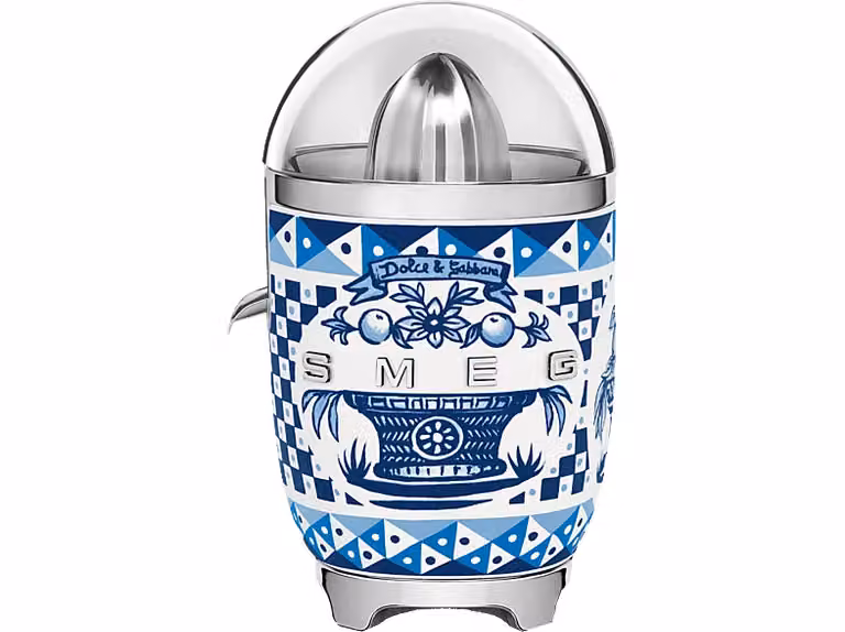 Exprimidor de cítricos eléctrico Smeg Dolce & Gabbana Blu Mediterraneo multicolor 70 W