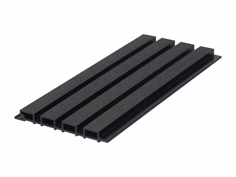 Pack de 5,12 m2 de revestimiento de madera compuesta WPC CORNIO en color gris antracita