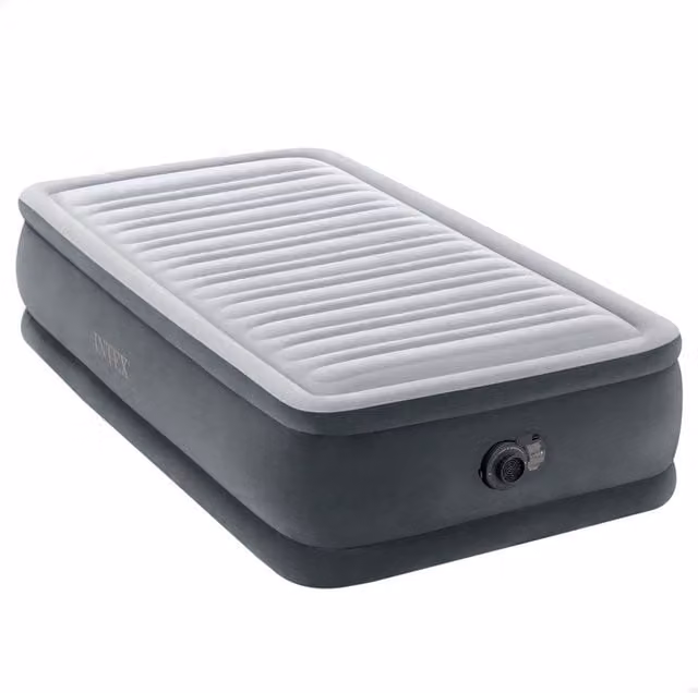 Colchón hinchable Intex para adultos en color gris, dimensiones L x An x Al: 191 x 99 x 46 cm