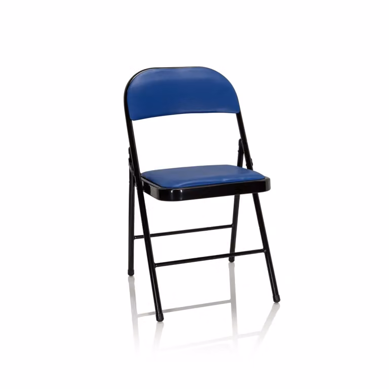 Silla de piel sintética azul hjh OFFICE para comedor de estilo moderno
