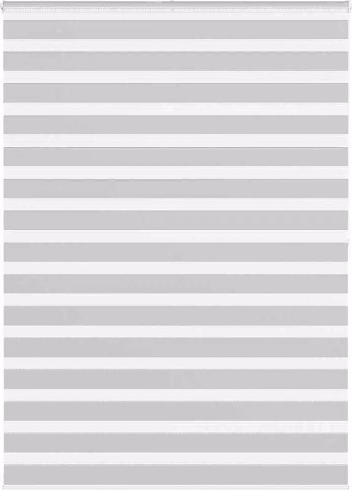 Estor cebra Syfax gris de poliéster An/P/Al: 150,9 x 200 cm