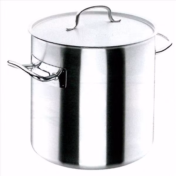 Olla Lácor de acero inoxidable color plata de 40 cm y 50 l