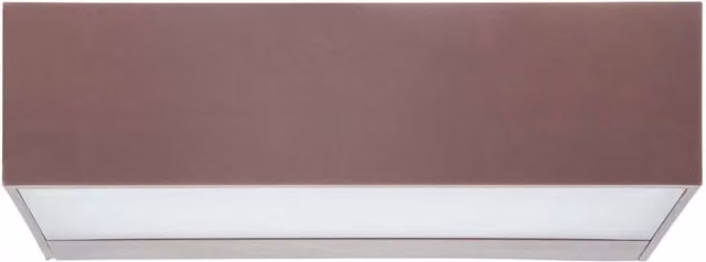 Aplique LED de superficie para exterior Forlight en color marrón con luz blanca cálida 3000K e IP65 para jardín o terraza