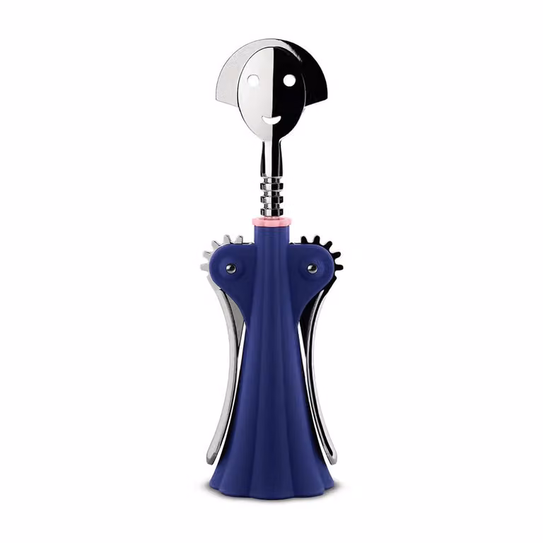Sacacorchos Anna G. de Alessi en color azul