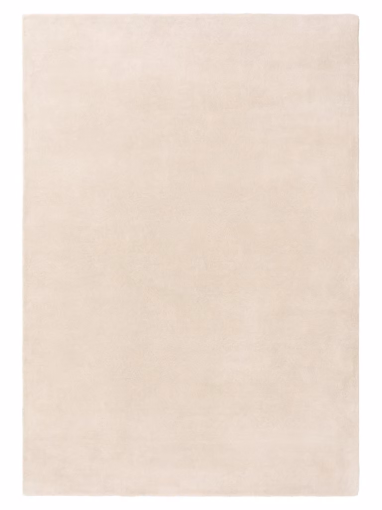 Alfombra de lana Benuta en color beige, diseño minimalista y rectangular, An/P/Al: 200 x 300 cm