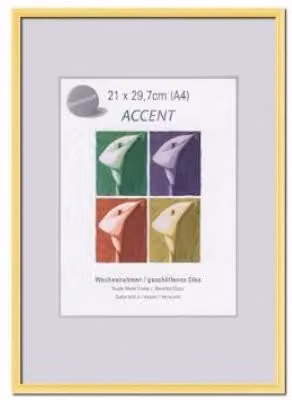 Nielsen Design Accent Tabletop de Aluminio Oro de Estilo Moderno y Abstracto An/P: 30 x 40 cm