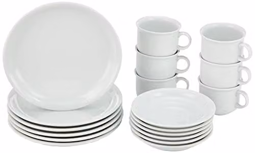 Juego de café Trend de Thomas de 18 piezas en porcelana color blanco
