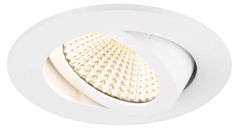 Foco empotrado para techo SLV BIG WHITE NEW TRIA 68 LED, forma redonda, color blanco, ángulo de luz de 60° e IP 20