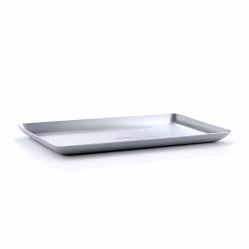 Bandeja rectangular Blomus Basic de acero inoxidable color plata, An/P: 25 x 15 cm