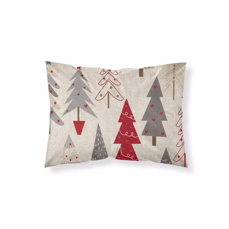 Funda de almohada Muare Home multicolor con diseño navideño de 100% poliéster, An/P/Al: 45 x 110 cm