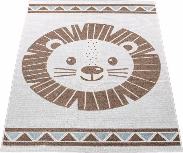 Alfombra infantil Twitara beige para interior y exterior An/P: 140 x 200 cm