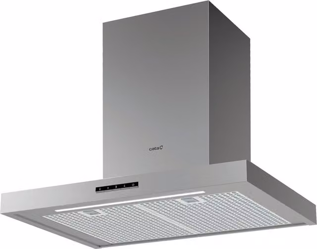Campana decorativa Cata Legend 7010 X en color plata, con acabado en acero inoxidable, 760 m3/h y clase A+