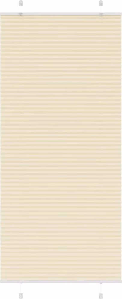 Estor plisado Syfax beige de poliéster semitransparente An/P/Al: 95 x 200 cm