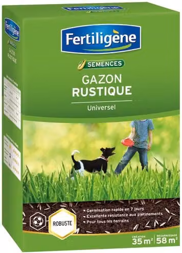 Semillas de Césped Rústico Universal Fertiligene, 875 g