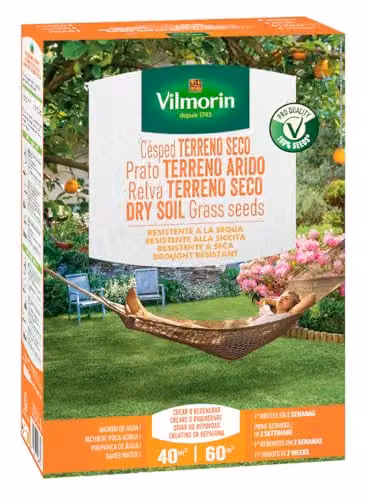 Semilla de césped Vilmorin para terrenos secos, 1 kg