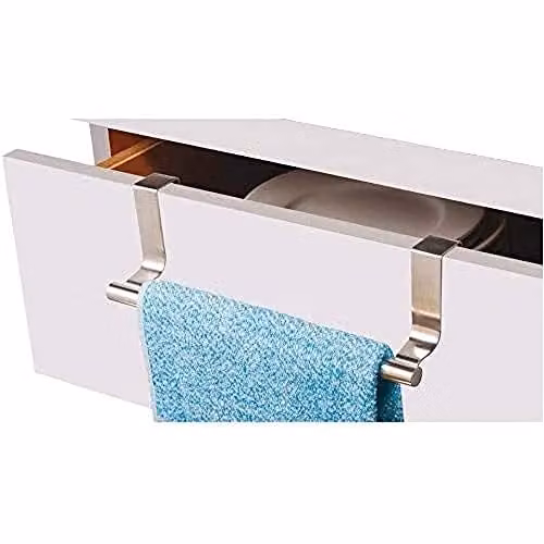Patera colgante MSV MS217 para paños o toallas de acero inoxidable color plata