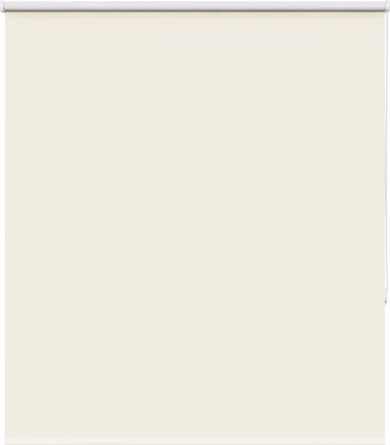 Estor enrollable opaco Syfax color blanco, Ancho: 131,6 cm, Alto: 130 cm
