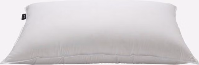 Almohada de doble cámara Imperial Firme Treca con mezcla de plumón y funda de lyocell en color blanco
