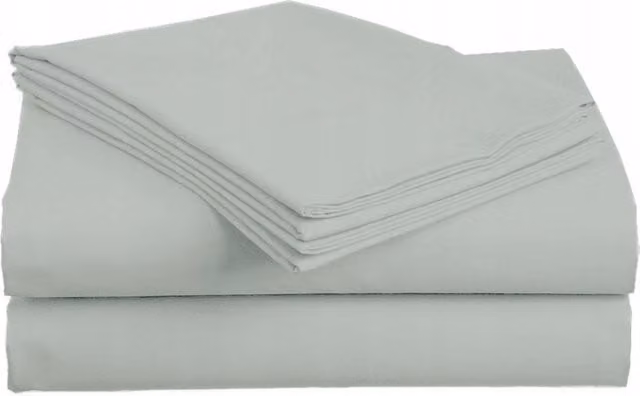 Sábana bajera ajustable Parylux Classic de microfibra en gris claro, An/P/Al: 200 x 230 cm