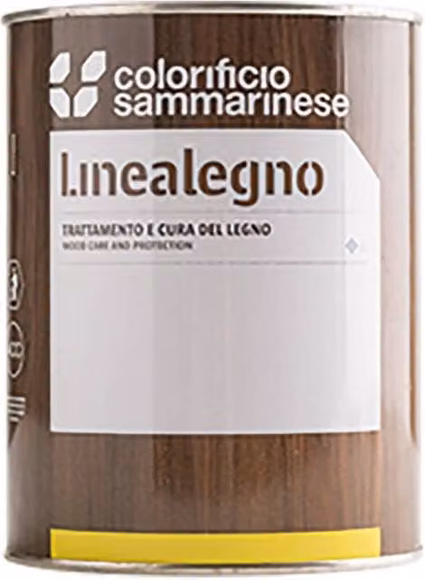Acabado de cera con disolvente Samo-Lazur de Colorificio Sammarinese, transparente satinado, 0,75 l