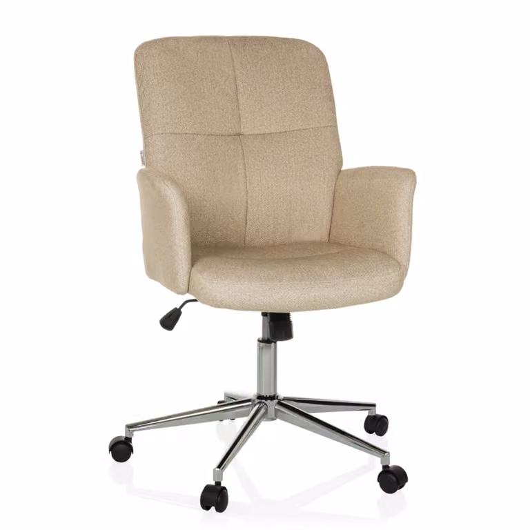 Silla de oficina giratoria hjh office modelo solao 400 de estilo escandinavo en tela verde menta