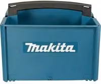 Caja de herramientas Makita P-83842 Azul, apilable con 2 compartimentos y asa, An/P/Al: 39,5 x 29,5 x 31 cm
